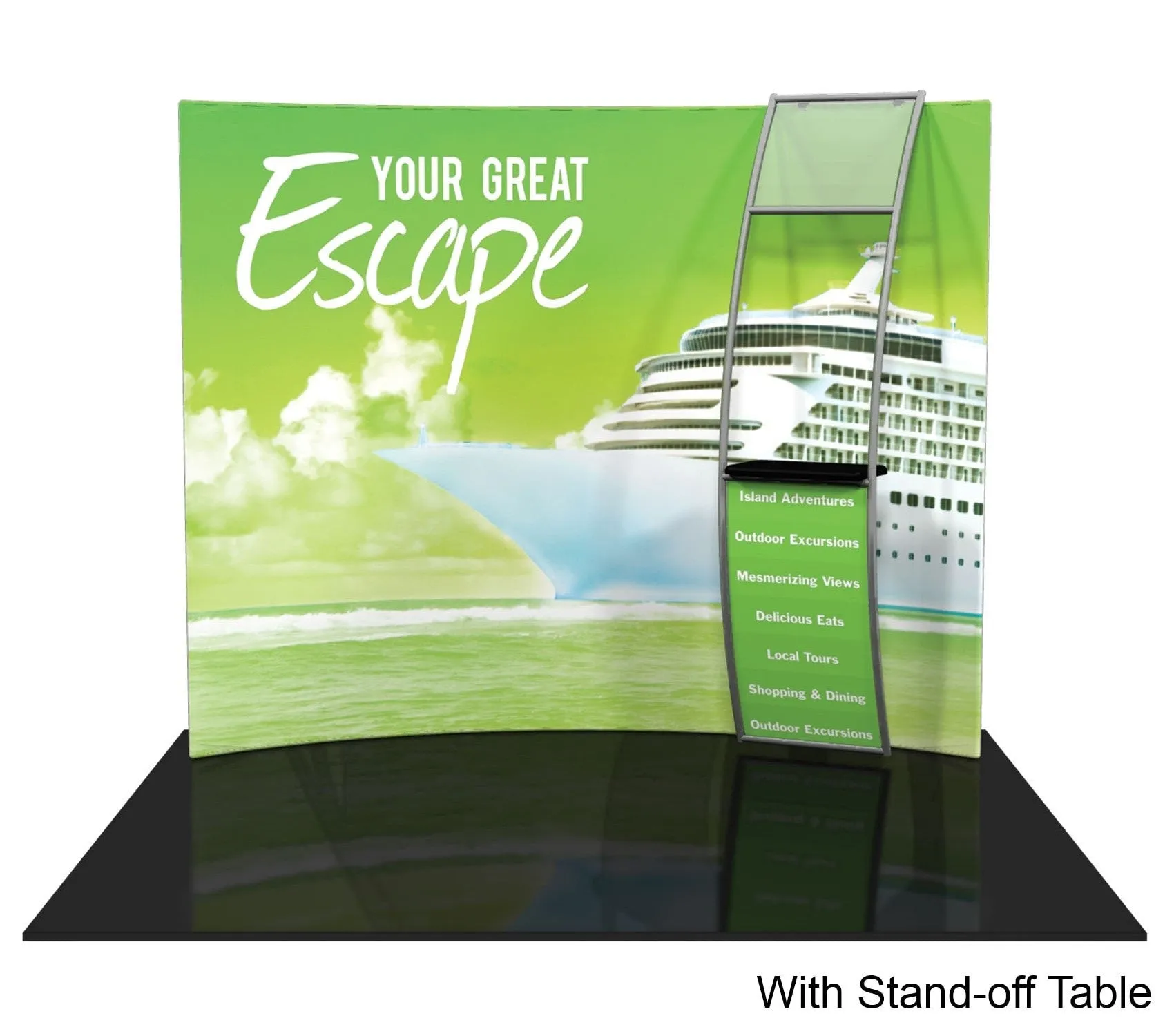 10' Formulate Displays with Shelving - Horizontal Curve
