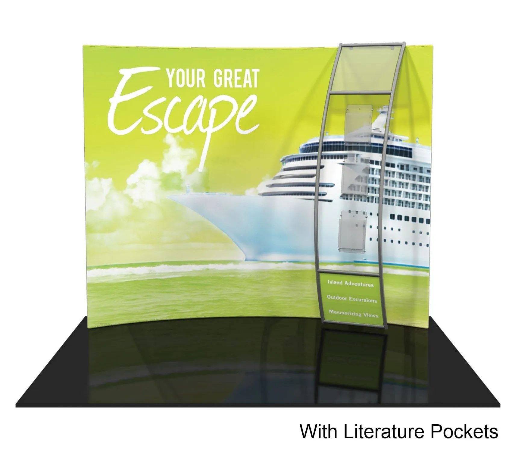 10' Formulate Displays with Shelving - Horizontal Curve