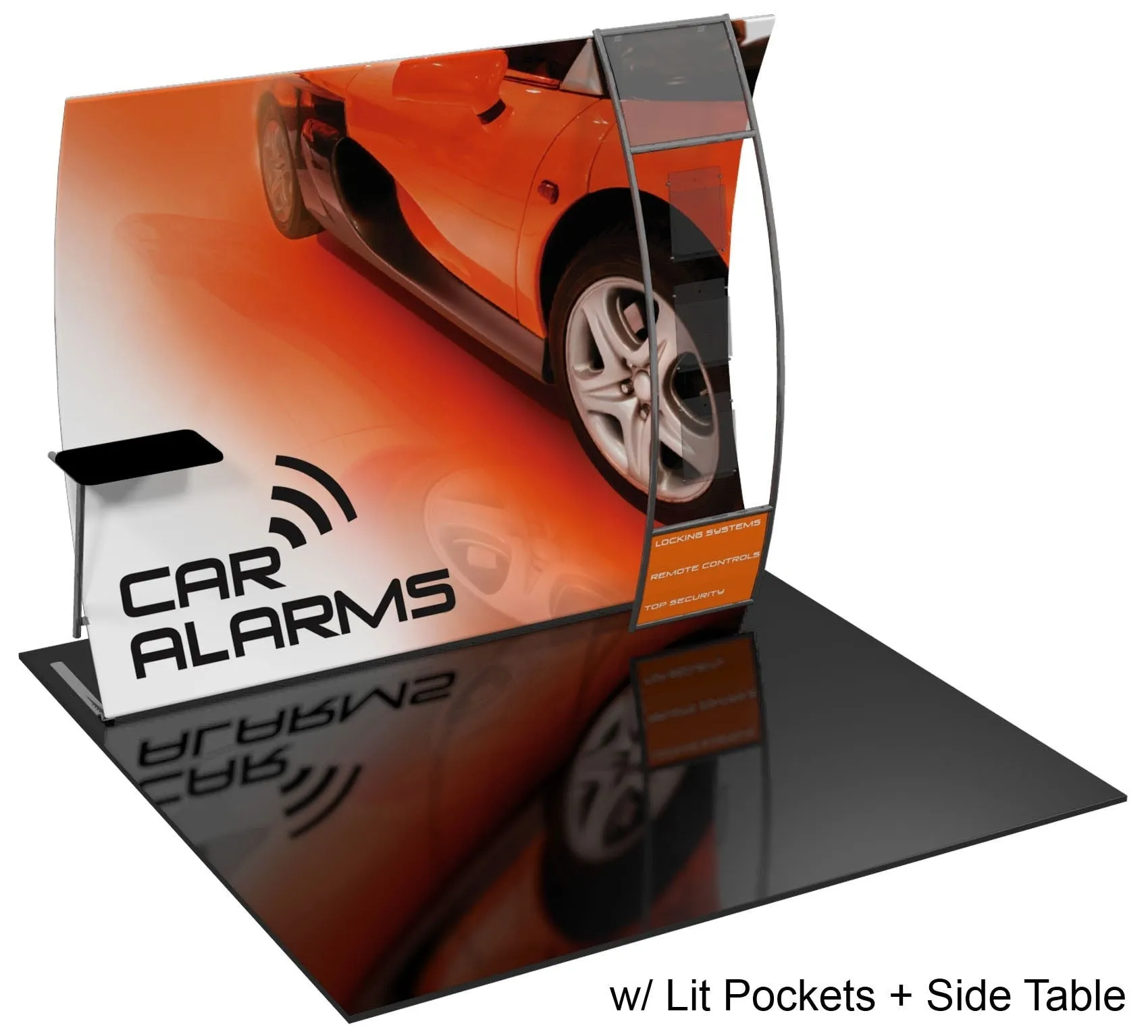 10' Formulate Displays with Shelving - Vertical Curve