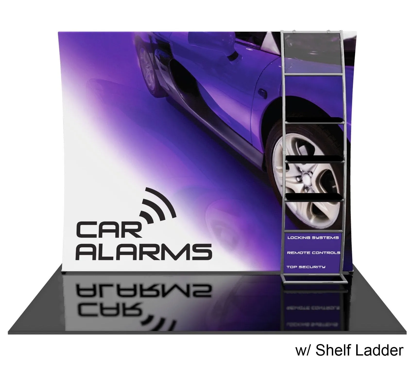 10' Formulate Displays with Shelving - Vertical Curve