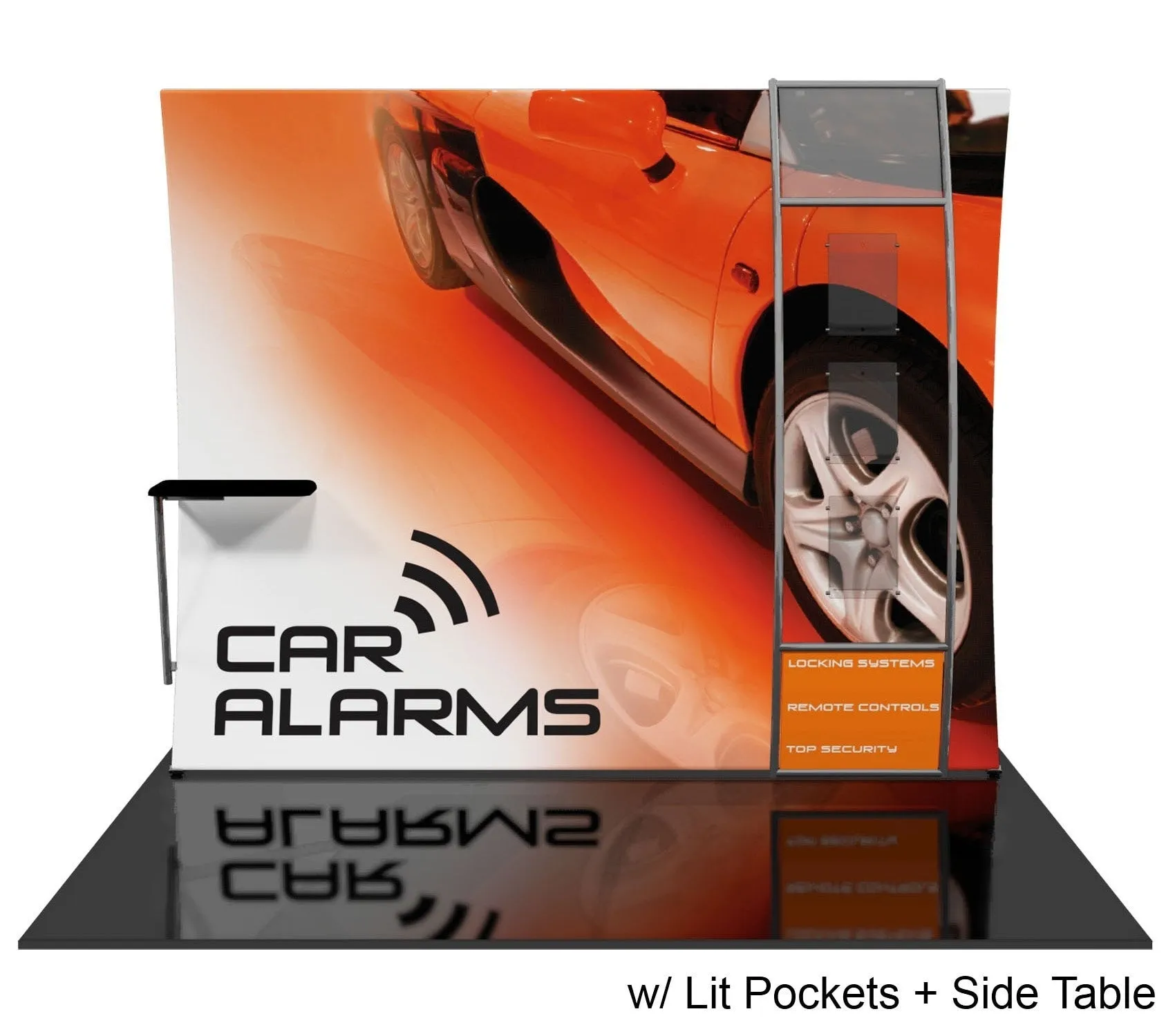 10' Formulate Displays with Shelving - Vertical Curve