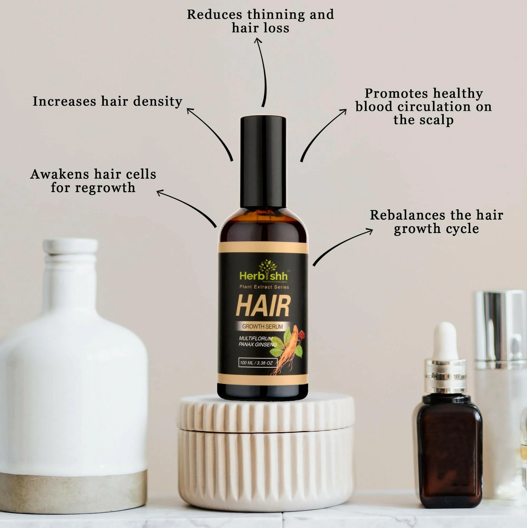 100ml Hair Revitalizer Serum – Herbishh