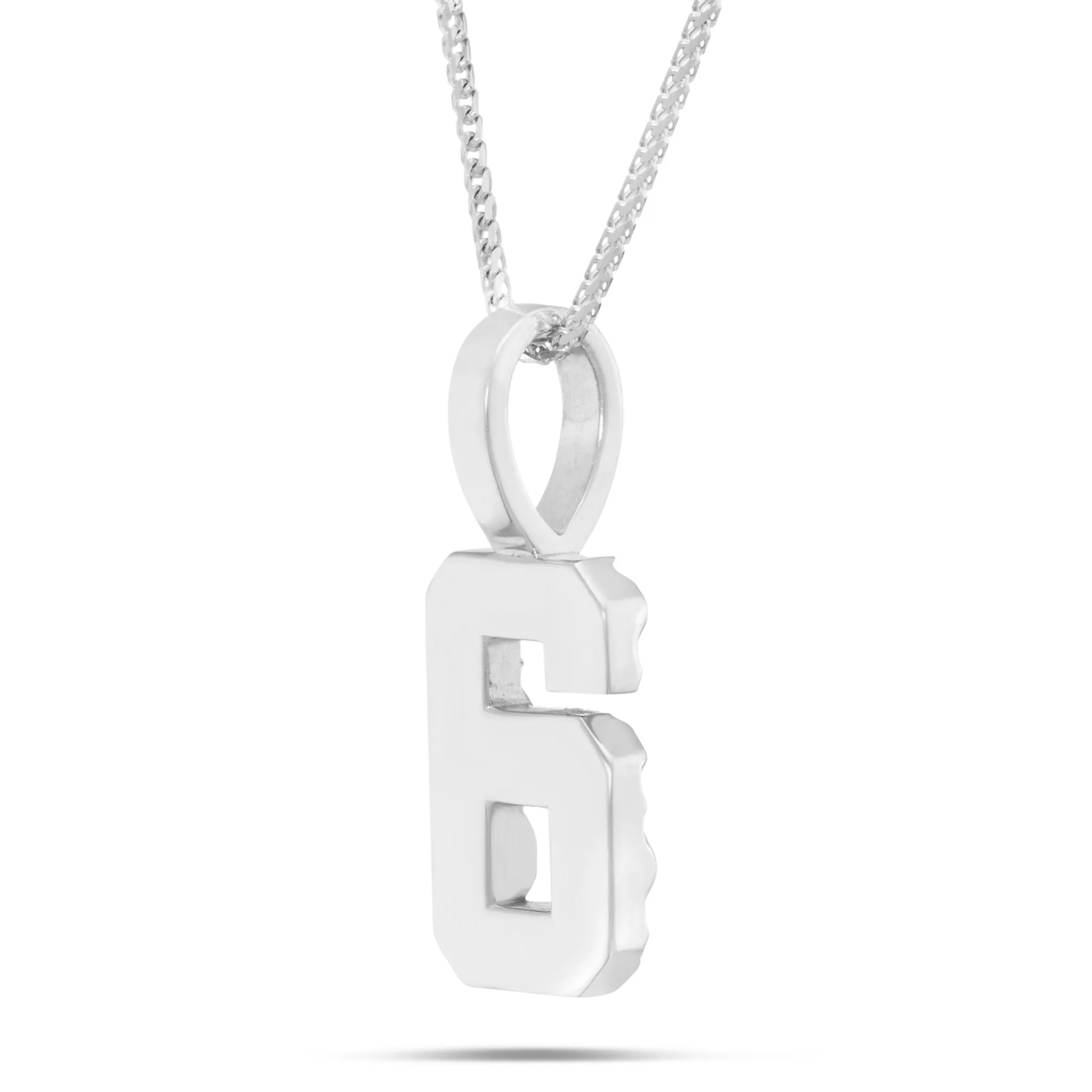 10K Gold Large Varsity Number Pendant