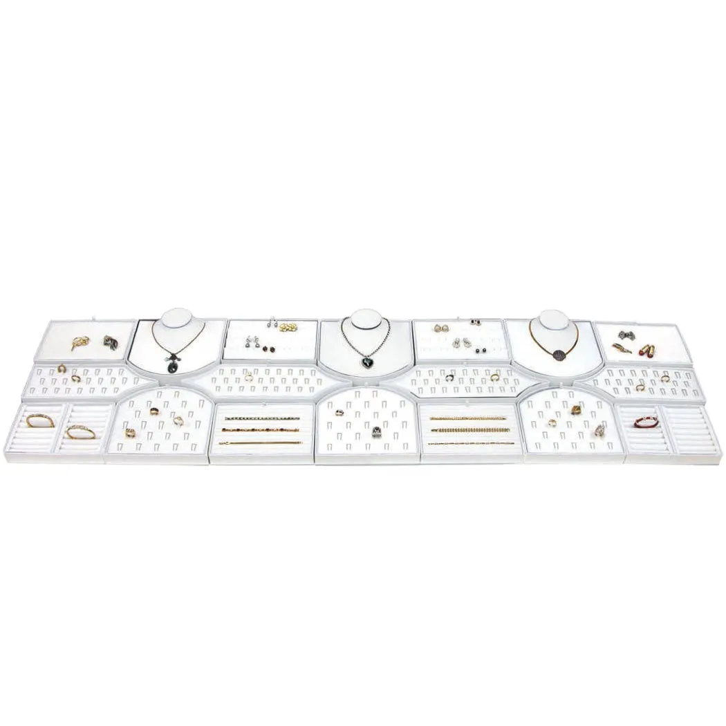 18-Piece Combination Jewelry Display Set