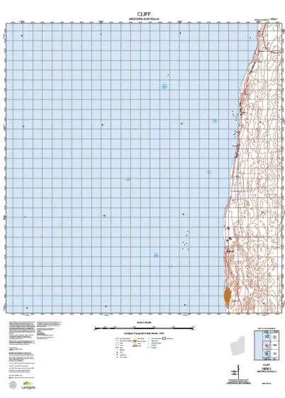1838-1 Cliff Topographic Map by Landgate (2015)