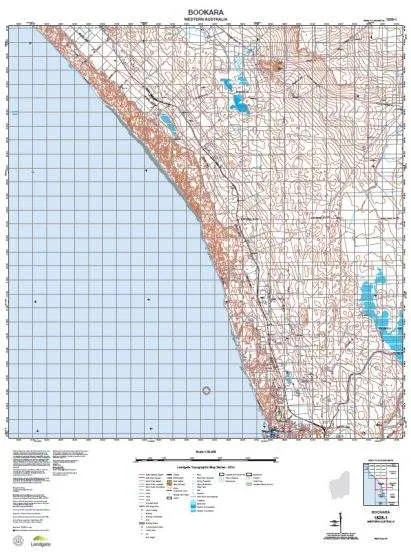 1839-1 Bookara Topographic Map by Landgate (2015)