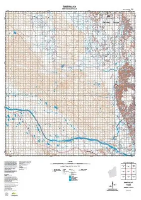 1848 Binthalya Topographic Map by Landgate (2015)