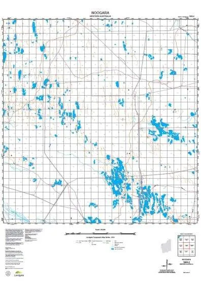 1853-2 Noogara Topographic Map by Landgate (2015)
