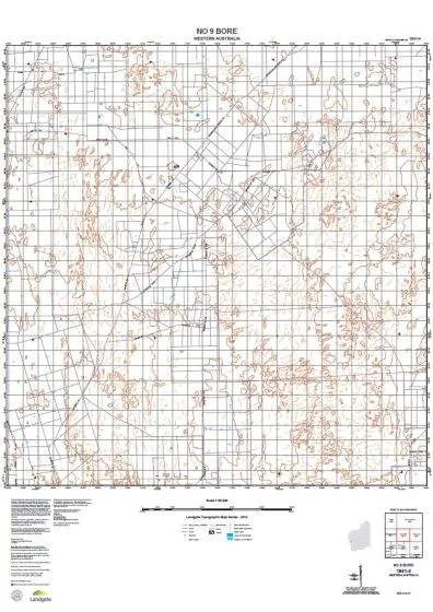 1941-4 No 9 Bore Topographic Map by Landgate (2015)