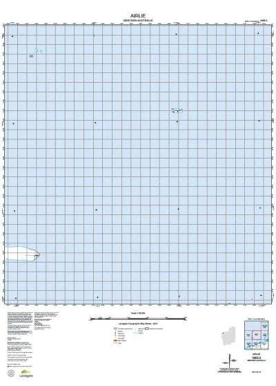 1955-3 Airlie Topographic Map by Landgate (2015)