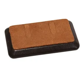 2-Clip Ring Bar Displays (Horizontal Orientation) in Cocoa & Umber, 3.5" L x 2.75" W