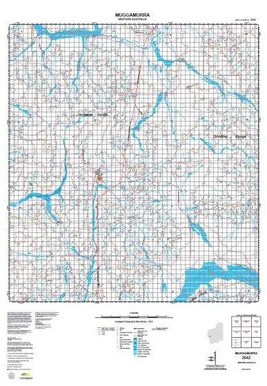 2042 Muggamurra Topographic Map by Landgate (2015)