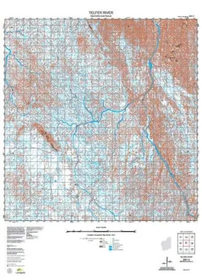 2051-4 Telfer River Topographic Map by Landgate (2015)
