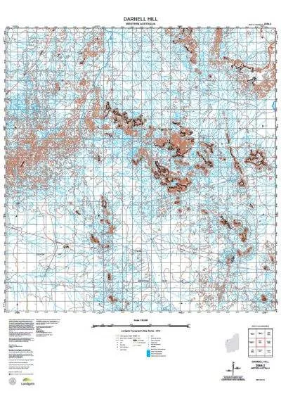2054-2 Darnell Hill Topographic Map by Landgate (2015)