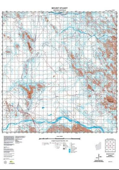 2153-3 Mount Stuart Topographic Map by Landgate (2015)