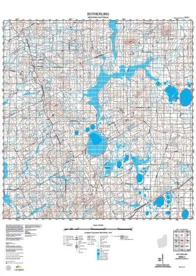 2235-1 Botherling Topographic Map by Landgate (2015)