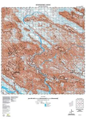 2253-3 Serpentine Creek Topographic Map by Landgate (2015)