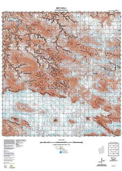 2253-4 Mitchell Topographic Map by Landgate (2015)