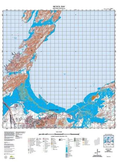 2256-1 Nickol Bay Topographic Map by Landgate (2015)
