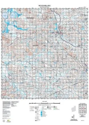2330-1 Woodanilling Topographic Map by Landgate (2015)
