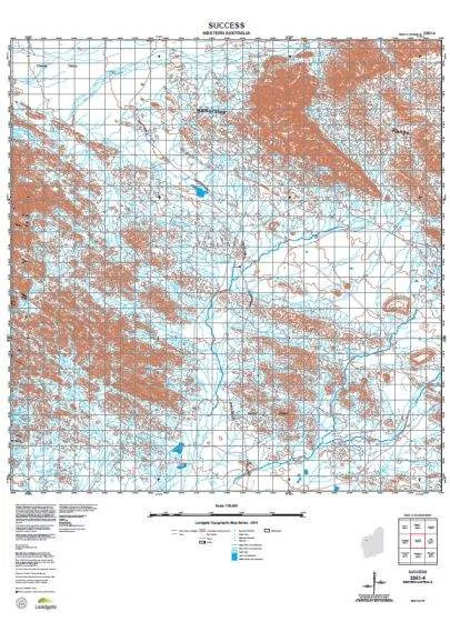 2351-4 Success Topographic Map by Landgate (2015)