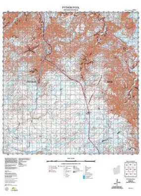 2355-3 Python Pool Topographic Map by Landgate (2015)