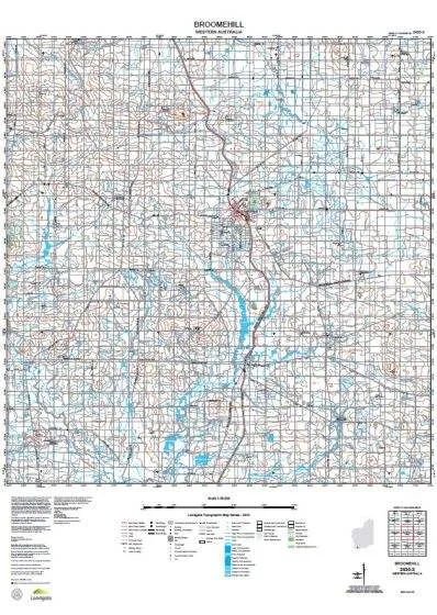 2430-3 Broomehill Topographic Map by Landgate (2015)