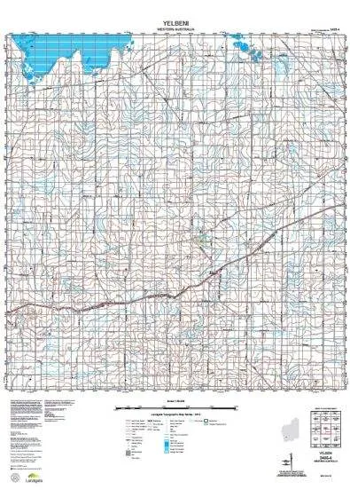 2435-4 Yelbeni Topographic Map by Landgate (2015)