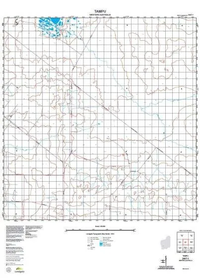 2437-1 Tampu Topographic Map by Landgate (2015)