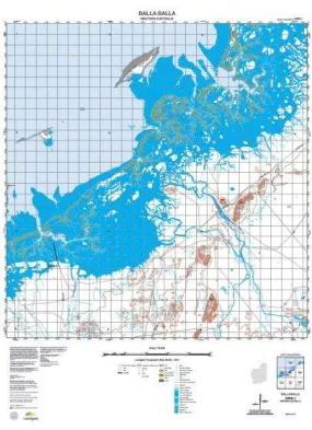 2456-1 Balla Balla Topographic Map by Landgate (2015)