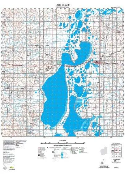 2531-1 Lake Grace Topographic Map by Landgate (2015)