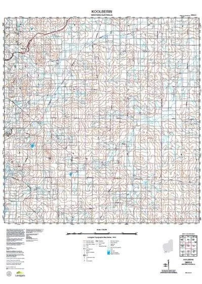 2532-3 Koolberin Topographic Map by Landgate (2015)