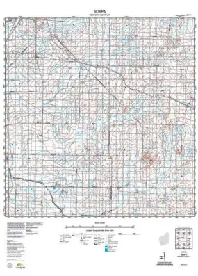 2534-1 Norpa Topographic Map by Landgate (2015)