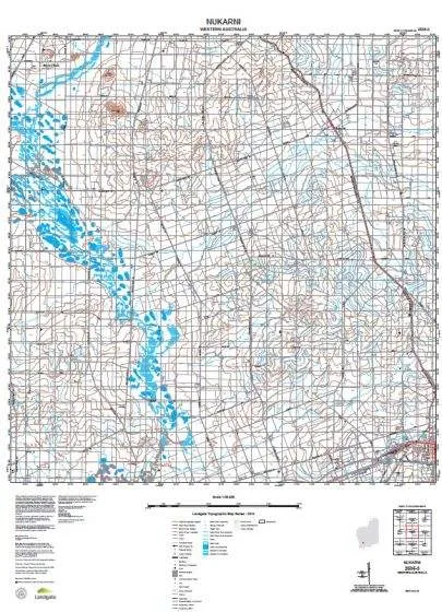 2535-3 Nukarni Topographic Map by Landgate (2015)