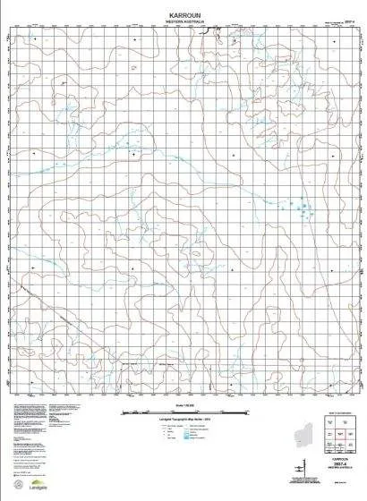 2537-4 Karroun Topographic Map by Landgate (2015)