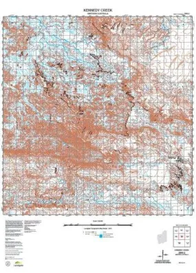 2550-2 Kennedy Creek Topographic Map by Landgate (2015)