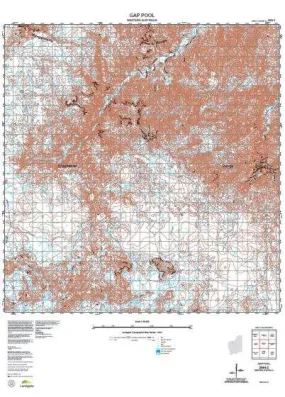2554-2 Gap Pool Topographic Map by Landgate (2015)