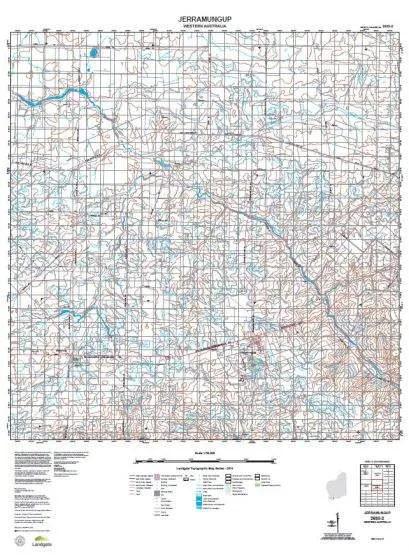 2630-2 Jerramungup Topographic Map by Landgate (2015)
