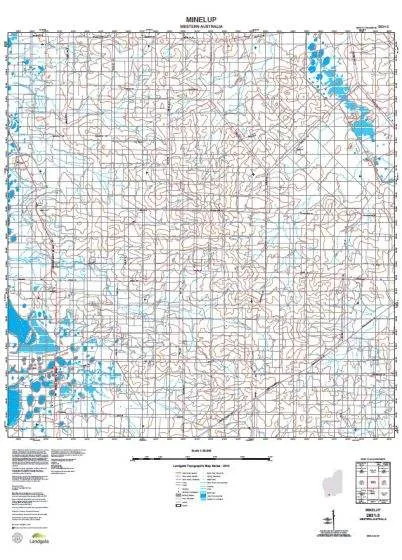 2631-3 Minelup Topographic Map by Landgate (2015)