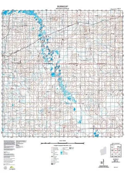 2631-4 Burngup Topographic Map by Landgate (2015)