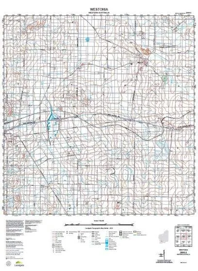2635-3 Westonia Topographic Map by Landgate (2015)