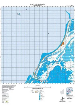 2657-1 Little Turtle Island Topographic Map by Landgate (2015)
