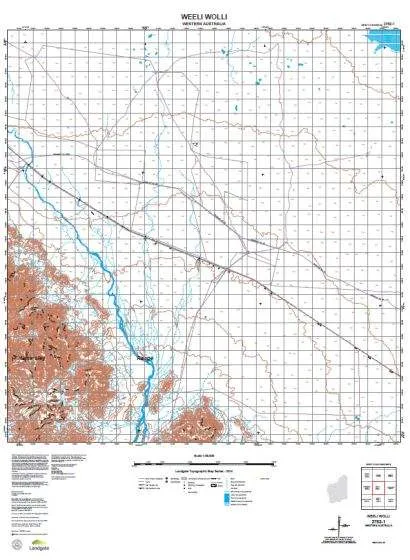 2752-1 Weeli Wolli Topographic Map by Landgate (2015)