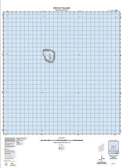 2758-4 Bedout Island Topographic Map by Landgate (2015)