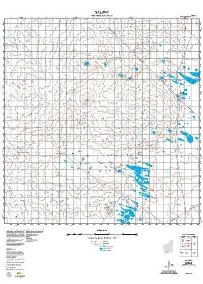 2834-2 Salway Topographic Map by Landgate (2015)