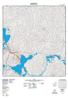 2836 Seabrook Topographic Map by Landgate (2015)