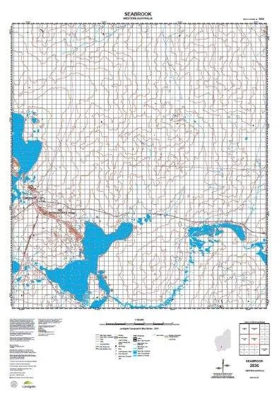 2836 Seabrook Topographic Map by Landgate (2015)
