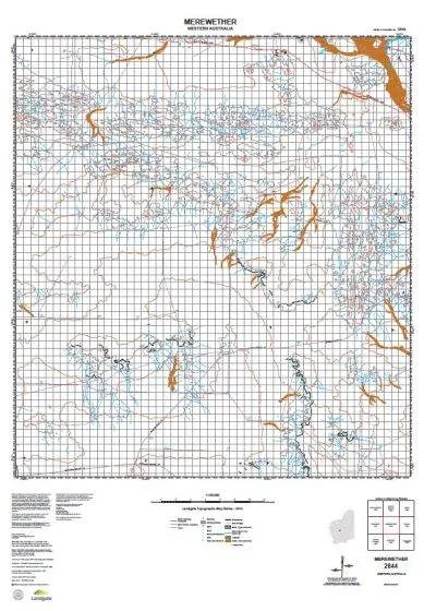 2844 Merewether Topographic Map by Landgate (2015)