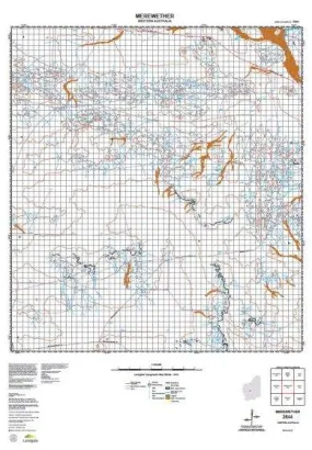 2844 Merewether Topographic Map by Landgate (2015)