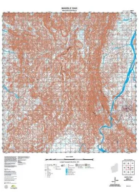 2855-4 Marble Bar Topographic Map by Landgate (2015)